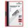 Skoroszyt zaciskowy Durable A4/30 Duraclip PCV, Czerwony